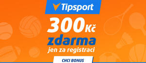 Vsaďte si u Tipsportu s bonusem 300 Kč Vsaďte si u Tipsportu s bonusem 300 Kč
