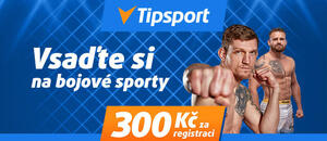 Vsaďte si na MMA s bonusem 300 Kč u Tipsportu Vsaďte si na MMA s bonusem 300 Kč u Tipsportu
