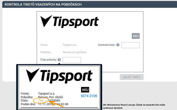 Tipsport tiket 1