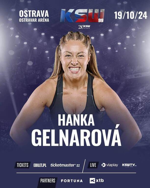 Hanka Gelnarová se chystá zazářit v KSW