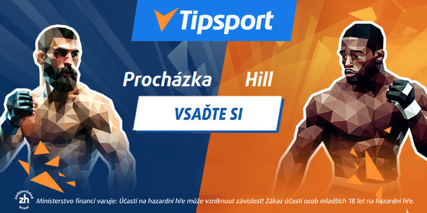 Jiří Procházka vs Jamahal Hill Tipsport kurzy