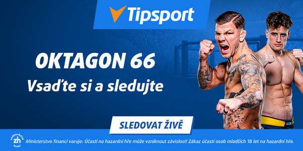 Sledujte dnes Oktagon 66 živě na Tipsport TV