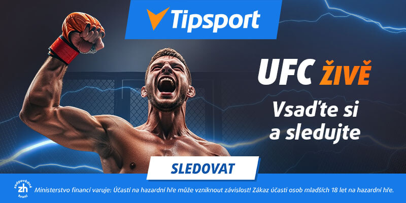 Vsaď si na UFC a sleduj živě přenosy na Tipsportu Vsaď si na UFC a sleduj živě přenosy na Tipsportu